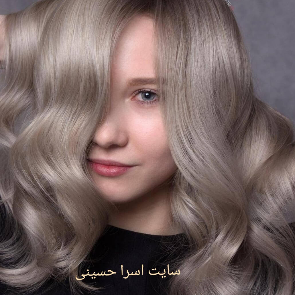ترکیب رنگ موی نسکافه ای روشن